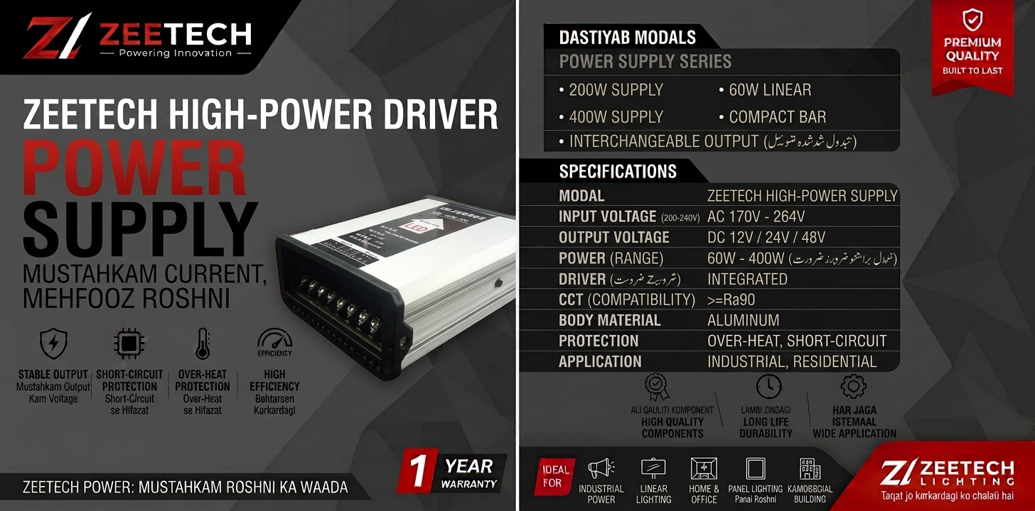 Zeetech High Power Supply